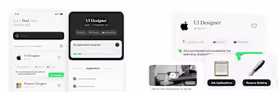 Stride Mobile App (UX Design, Accessibility, Careers)