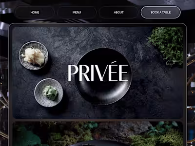 PRIVÉE - A culinary symphony of sushi mastery