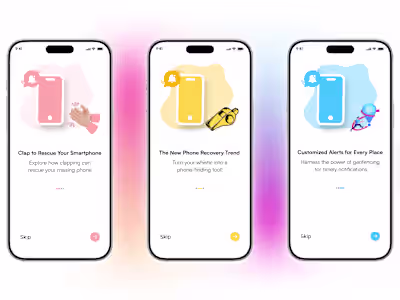 Onboarding UI Design – Modern App Intro