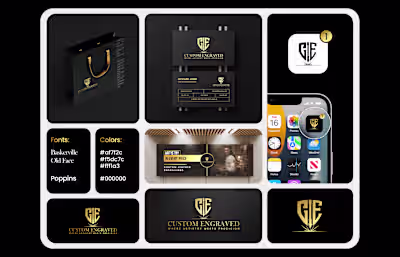 Custom Engraved - Logo & Brand Identity Design 