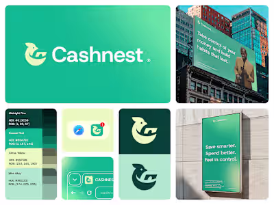Cashnest Branding and Visual Identity Project