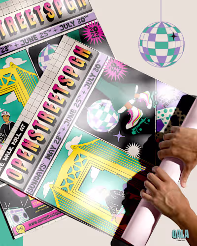 OpenStreets PGH Event Illustrations