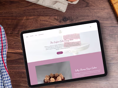 Bakery Website Re-Design