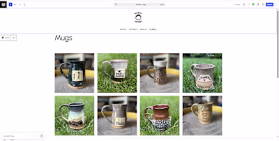 The Mugs gallery is almost