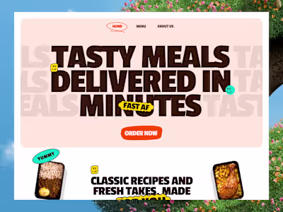 CHOWFAST Website Design and Framer Build