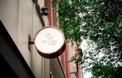 Blue Sky Café Brand Identity Design