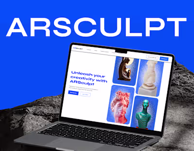 Arsculpt AR & VR Website