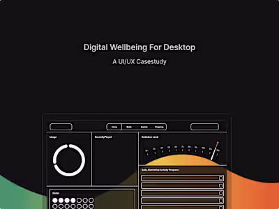 Digital Wellbeing for Desktop