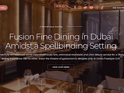 Fine Dining In Dubai - Unique Steak & Seafood Experience