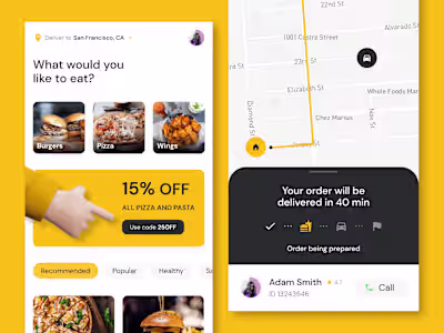 Mobile App Interface Design