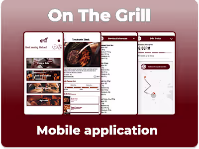 On The Grill: tracking your order and calories