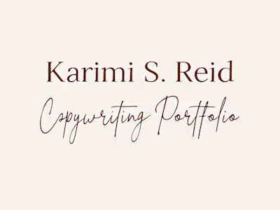 Copywriting Portfolio – Lifestyle, Product & Brand Voice