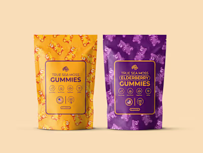🌻 Packaging for Sea Moss Gummy Bears