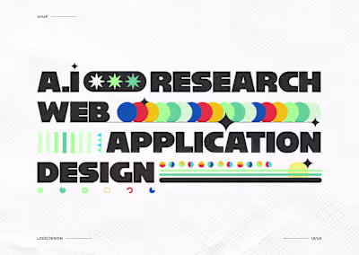 A.I Research Web App Design 
