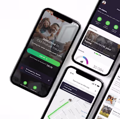 Old Mutual Insure App Redesign