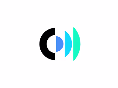 C Audio Waves Logo Design // For Sale