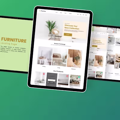 FURNITURE WEBSITE UI