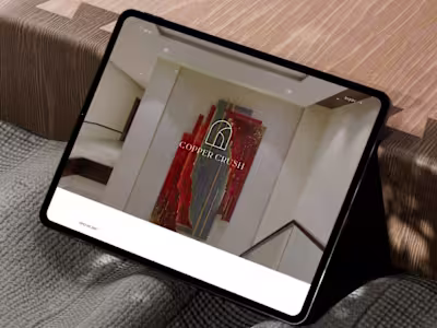 Copper Crush Website Design Project