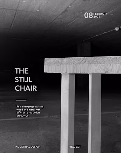 The Stijl Chair Design :: Behance