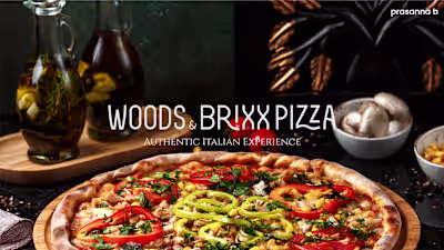 Woods&Brixx Pizza | Brand Identity Design