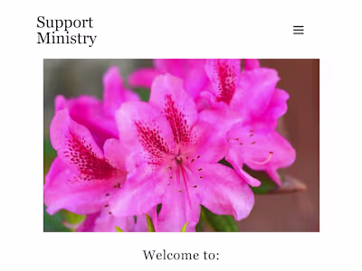 Support Ministry