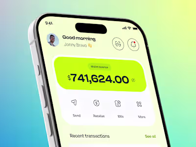 Fintech App Concept Design