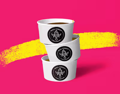  Design Branding for Wall Street Creamer