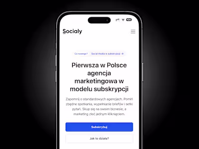 Design and implementation of the Socialy website