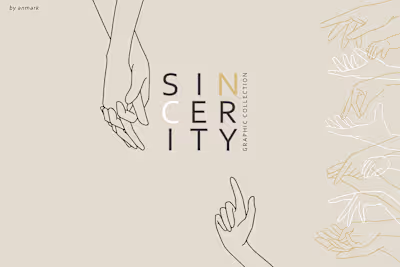 Sincerity. Line Art Illustration :: Behance