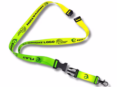 RPET CUSTOM STITCHLESS LANYARD 