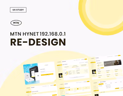 MTN HYNET RE-DESIGN :: Behance