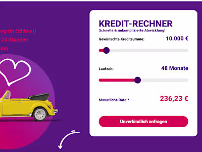 Sales portal for car loans