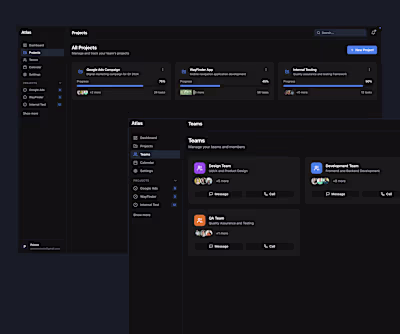 Atlas Project Management Tool MVP