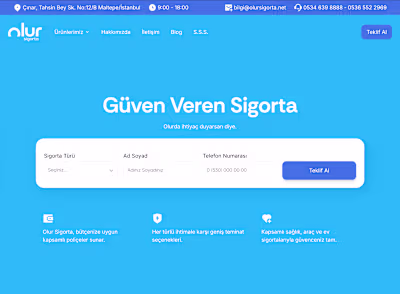 Olur Insurance - Framer Website