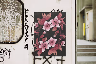 Cherry Blossom Poster