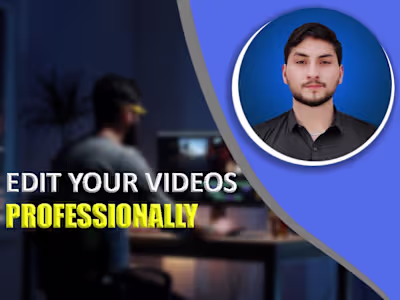 Professional Video Editing