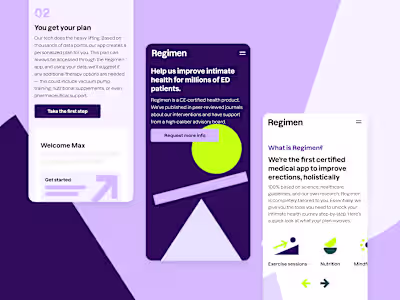 Guided Digital Experience for Regimen