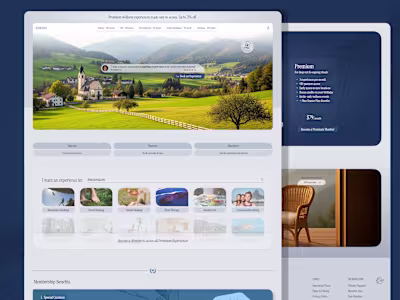 Responsive Landinga Page for Wellness Hub