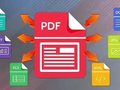 I Can convert any files into pdf 