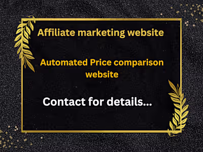 Affiliate Price Comparison website