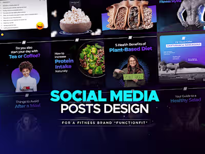 Fitness Social Media Designs