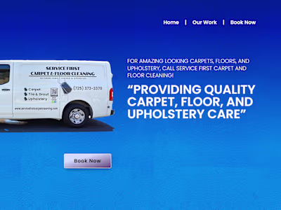 Website for US Carpet Cleaning Company 