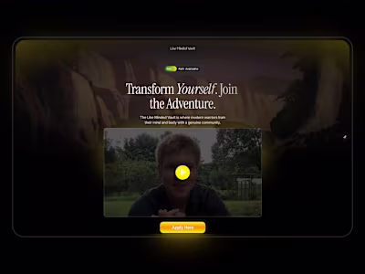 One Page VSL Development for Skool