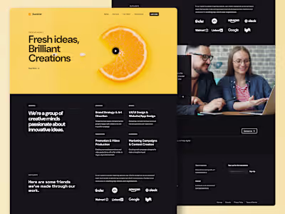 Creative Agency Studio Landing Page