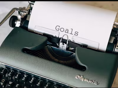 My Top 5 Goals for the rest of the year