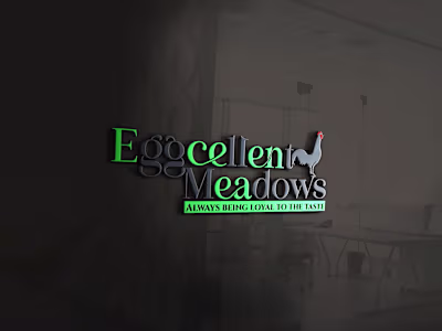 Eggcellent Meadows (Poultry Farm Logo Design Project)