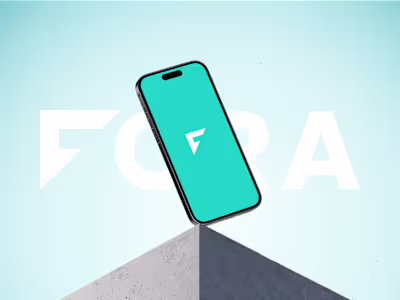 Fora App Logo Design