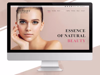 Luxury UI/UX Design for Your Beauty Sanctuary
