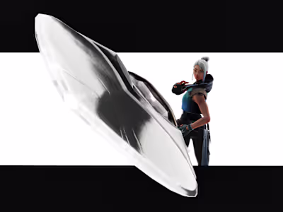 Character animation made in blender