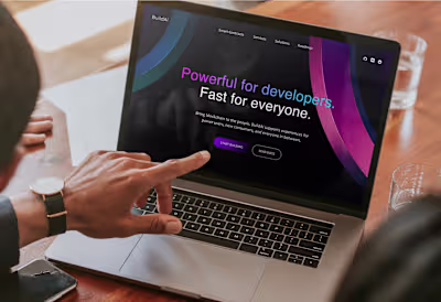 BuildAi — Animated Hero Section